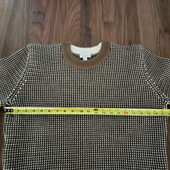 Sunspel Merino Wool Fisherman's Jumper Size L - Picture 6 of 6